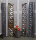 4 Ceiling Tin Panels  Vintage Reclaimed Molding Architectural Salvage A46 
