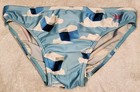 Speedo Australia 5cm Sides Mens Swim Brief Sz32 New Rear Logo Blue Coolers