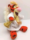 Disney Store Exclusive Winnie The Pooh Tigger Choir Angel 9  Bean Bag Plush Toy 