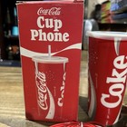 Vintage 1983 Coca-cola Telephone Coke Cup Corded Phone With Box