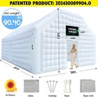30ft Inflatable Cube Wedding Tent Nightclub Tent Custom Logo White Portable