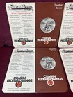 Lot Of 4 Vintage 1959 Cragin Federal Savings Illinois Quarter Savers Unused