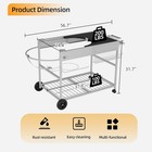 Vongrasig Grill Table For Weber Kettle 18    22  With Storage