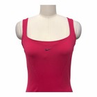 Nike X Serena Williams Smash Knit Ruffled Tennis Dress Pink Black Sz M