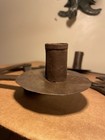 Pair 18th Century Wrought Iron Candle Arm Spikes Early 1700 Extending Arm Spikes