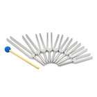 9 Silver Tuning Forks For Healing Chakras  Sound Therapy  Maintaining1073