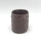 Vtg Synar Ceramics Bowl Pre-frankoma Pottery Lava Glaze Pot Mcm Planter Rare