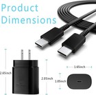 Original For Samsung Galaxy S26 S25 S24 S23 Ultra Fast Wall Charger type C Cable