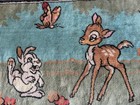 Vintage Disney Bambi   Thumper Rug 60 s Vgc