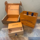 Louis Vuitton Orange Packaging Set Box Shopping Bag Shipping Box