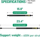 Rear Liftgate Tailgate Lift Supports Struts Shocks For Lexus Rx350 Rx450h 2010-2
