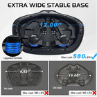 Noseless Bike Seat Cushion For Men   Women - Extra Padding   Comfort Wide Bicycl