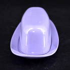 Vtg Mcm Royalon Corsage Violet Melmac Covered Butter Dish Purple  321