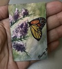 2    X 3    Printed Magnet Of Ooak    butterfly    Painting By Original Artist Chasity
