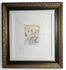 Peter Max Angel With Heart Hors Commerce Proof Edition Etching Signed
