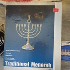 Rite Lite Chanukah Hanukkah Traditional Polished Silver Tone Finish Menorah