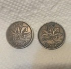  2  Canadian King George Vi One Cent Coins 1940   1942