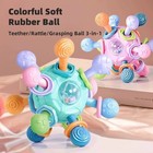 Baby Sensory Toys For 0-6 6-12 Months Food Grade Teething Toy Gift For Boys Girl
