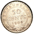 Canada Newfoundland 1909 Half Dollar Km 11 F  1 