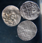 Golden Horde  Mongol Empire  3 Dirhams 1225-1502  Silver Islamic Coins  5