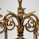 Antique Large 23    French Louis Philippe 6 Light Ormolu Bronze Style Candelabra