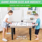 Go Sports 48  Air Hockey Table For Kids     Led Scoreboard  Ac Motor  3 Pucks