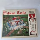Rare vtg 1950   s marx Tin Litho medieval Castle knights And Vikings original Box