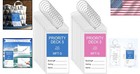 Portable 50-piece Cruise Luggage Tags Set     Clear Waterproof Holders And Loops