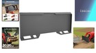 Universal Quick Attach Mount Plate For Skid Steers - 3000lbs  45 75x18 11 In