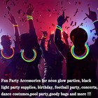 100 Pack Glow Sticks Bulk Party Set 8  Bracelets   Necklaces For Party