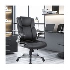 Colamy High Back Executive Office Chair - Padded Leather Ergonomic Computer D   