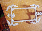 Antique Cast Iron Lightning Rod Weathervane Arrow 162 With Glass Frame Feather