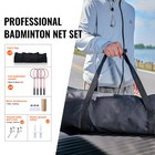 Badminton Net Set Outdoor Portable Badminton Net With Rackets Shuttlecocks