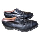 Allen Edmonds  park Avenue  Men s Leather Cap-toe Oxfords 7 D Black  477n 