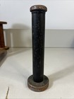 Vintage Primitive Wooden Spool Large 8-1 2    Metal Ends