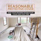 Canvas Painters Drop Cloth  size 6 X 9 Feet - Pack Of 2  - Pure Cotton Paint Dro