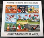 Dn66 St vincent Grenadines Mnh Disney Cartoons Sports Professionals At Work