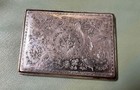Antique Engraved Silver  Persian Cigarette Case