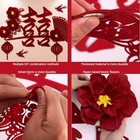Chinese Double Happiness Wall Decoration Set     Wedding Room D  cor Kit With 