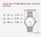  n Mint  Seiko 5 Gold 7009-5862 Classic 80s Retro Style 36mm Auto Men s Jp A631