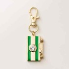 Kate Spade X Target Camera Bag Charm Keychain Gold green Nwt   Ships Fast