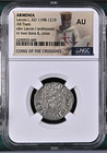 Levon I Armenia Ngc Au Silver Tram Medieval Knights Templar Crusader Cross Lion