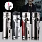 Torch Lighter 4 Jet Flame Honest Refillable Cigar Lighter With Punch Quadruple