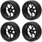 Rc Car Wheel Rims   Rubber Tire For Traxxas 4-tec 2 0 Tamiya Tt-01 Tt-02 Kyosho