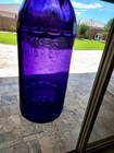 Hayner Whisky Antique Amethyst Glass Whiskey Bottle  Troy Ohio
