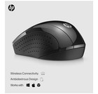 Hp X3000 G3 Wireless Mouse - Black  15-month Battery  Side Grips For Control  Tr