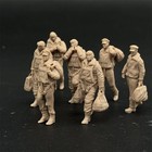 1 48 Wwii Us Bomber Crew Set 7 Figures Resin Model Kit Unpainted