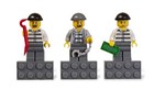 Lego City Burglars Minifigure Magnet Set 853092  new  Bank Robbers Criminals