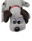 Tonka Pound Puppies Mini Plush 8  Brown Gray 80s Dog Stuffed Animal Vintage