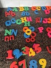 Vintage Alphabet Fridge Magnets Lot Of 110 Pieces Assorted Letters Numbers Abcs